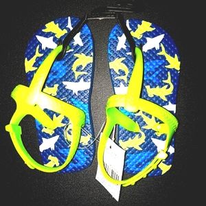 Toddler Boys Shark Flip Flops! 🦈 Size 7/8